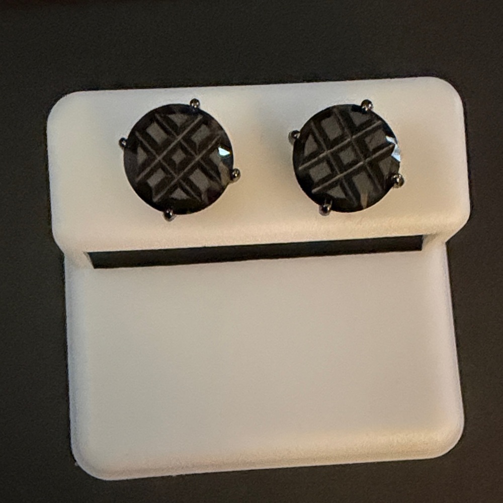 Black Geometric Cufflinks